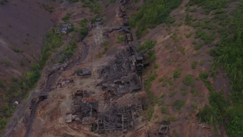 Chapaev processing plant, 4k, 25fps Stock Footage 254373192