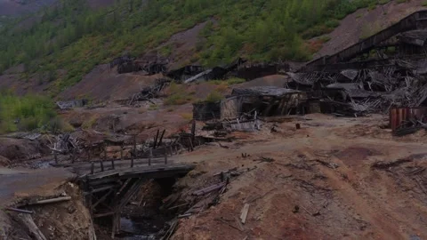 Chapaev processing plant, 4k, 25fps Stock Footage 254373312