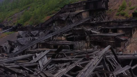 Chapaev processing plant, 4k, 25fps Stock Footage 254373350