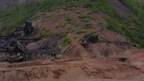 Chapaev processing plant, 4k, 25fps Stock Footage 254373595