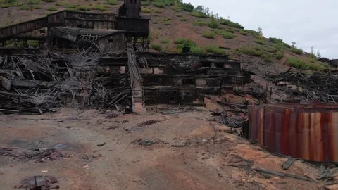 Chapaev processing plant, 4k, 25fps Stock Footage 254374191