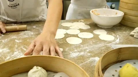 Chapathi cooking in restaurant Stock Footage 273210894