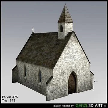 Chapel 3D Model