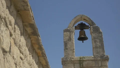 Chapel bell in Sunlight Video stock 79651894