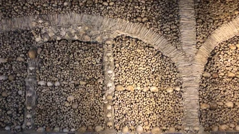 Chapel of Bones (Capela dos Ossos) Stock Footage 199780701