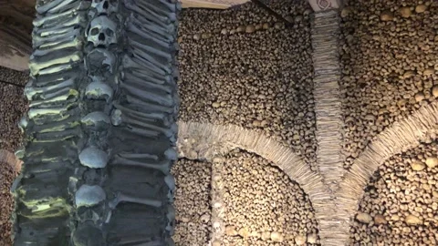 Chapel of Bones (Capela dos Ossos) Stock Footage 199782256