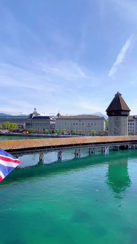 Chapel Bridge from door. Vidéo 212226525
