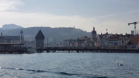 Chapel Bridge WS Stock Footage 122258591