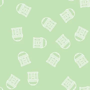 Chapel building color icon vector isolated illustration Stock Illustration