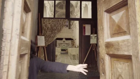 Chapel in the city of Naples Stock Footage 83545751