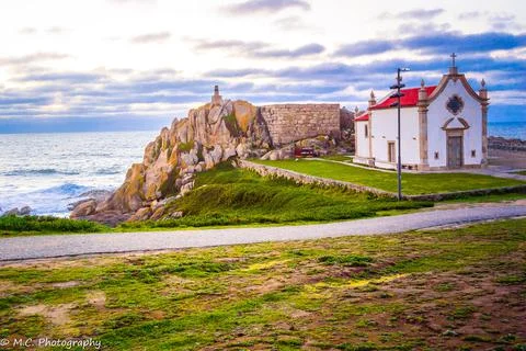 Chapel da Boa Nova in Leça da Palmeira Stock Photos