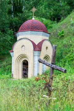 Chapel in the forest Foto stock