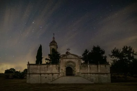 Chapel at Hacienda Tenexac - Tlaxcala Stock Photos