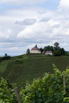Chapel on a hill Stock Photos