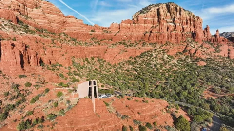 Chapel of Holy Cross  Stock Footage 234208834