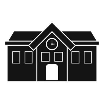 Chapel icon, simple style 스톡 일러스트