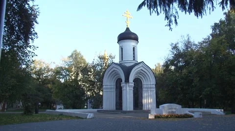 Chapel in memory of the 2000th anniversary of the birth of Christ Vídeos de archivo 48615309
