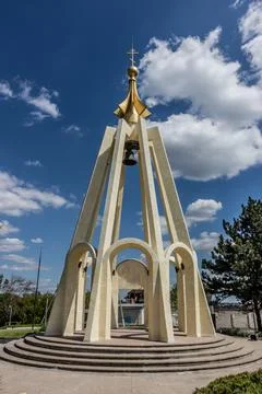 Chapel in memory of the victims of Moldova's aggression in 1992 (Memorial of  Stock Photos