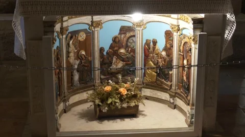 The Chapel of the Milk Grotto  Stock Footage 318844193