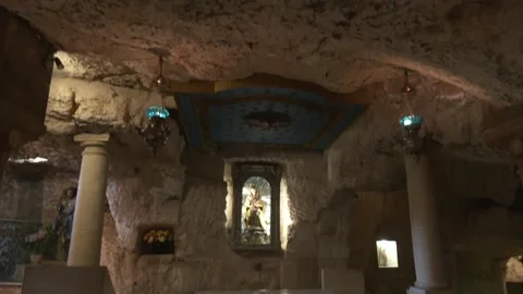 The Chapel of the Milk Grotto  Stock Footage 318844211