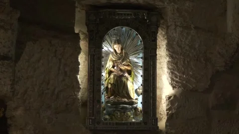 The Chapel of the Milk Grotto  Stock Footage 318844323