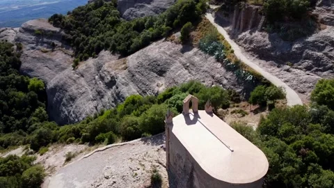 Chapel in the mountains Stock Footage 167202846