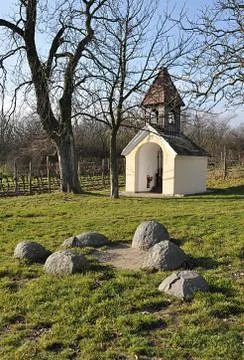 Chapel in nature Stock Photos
