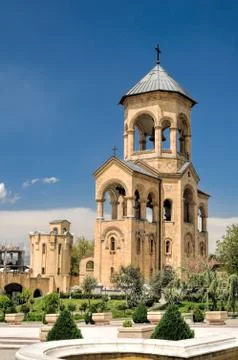 Chapel near sameba cathedral Stock Photos