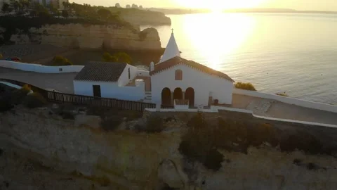 Chapel Nossa Senhora da Rocha in Portugal Stock Footage 190949701