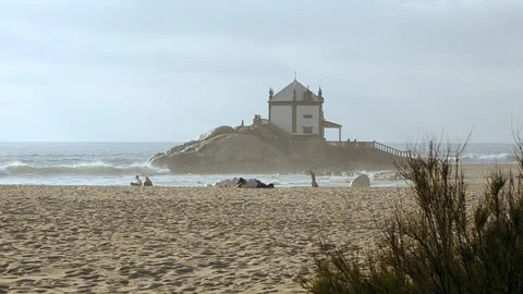 Chapel in the Ocean Stock Footage 90189847