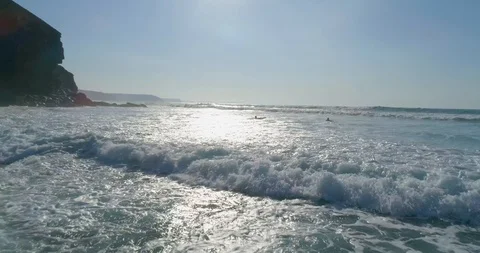 Chapel Porth Beach, Cornwall Stock Footage 104853899