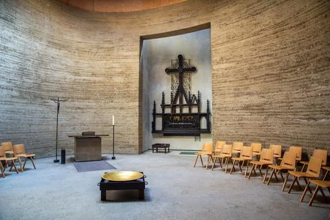 Chapel of Reconciliation Interior Stock Photos