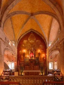 Chapel in Rocamadour Stock Photos