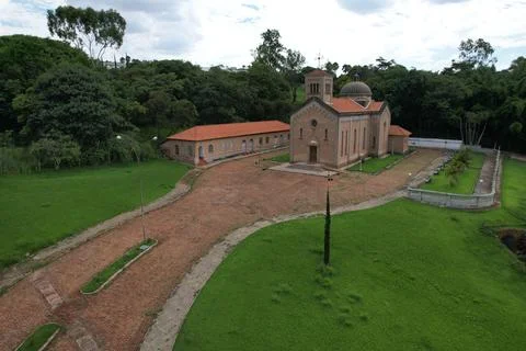 Chapel of Saint Peter in the Monte Alegre neighborhood in Piracicaba Stock Photos