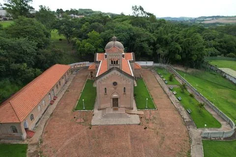Chapel of Saint Peter in the Monte Alegre neighborhood in Piracicaba Foto stock