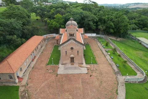 Chapel of Saint Peter in the Monte Alegre neighborhood in Piracicaba Stock Photos