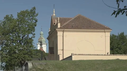 Chapel of Saint Roch in Bzenec Czech Republic Stock Footage 339860925