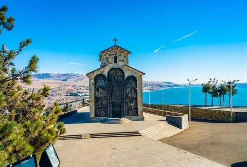 Chapel by the Sea Foto stock