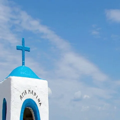 Chapel at the sea time lapse Video stock 69510877