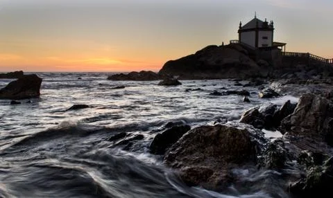 Chapel at the Shore Stock Photos