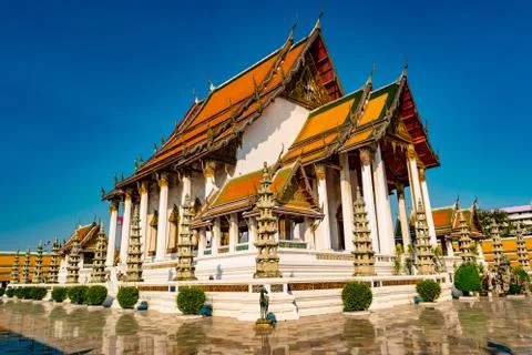 The Chapel of Wat Suthat Stock Photos