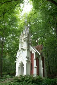 Chapel in the woods Stock Photos