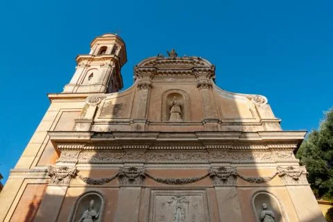 Chapelle de l'Immaculee-Conception de Menton 库存照片