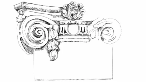 Chapiter sketch Stock Footage 10751506