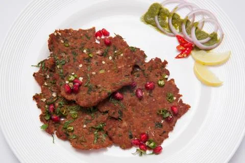 Chapli kebab Stock Photos
