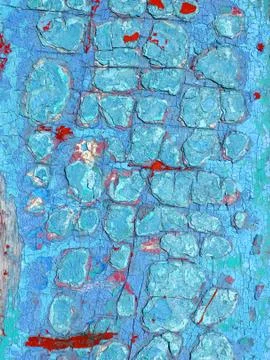 Chapped paint. Stock Photos