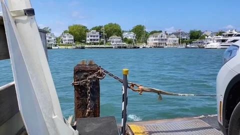 The Chappy Ferry, Martha's Vineyard Video stock 254430543