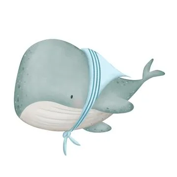 Chapten whale Stock Illustration