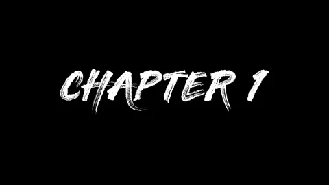 Chapter 1 animated handwriting on black background 4k animation Stock Footage 306754323