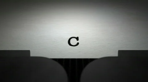 Chapter 1 - Type Written HD1080 스톡 동영상 816039